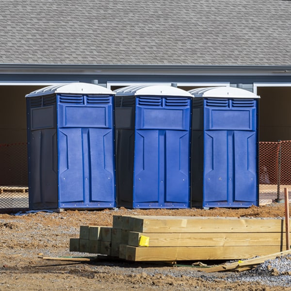 what is the maximum capacity for a single portable toilet in Iberia